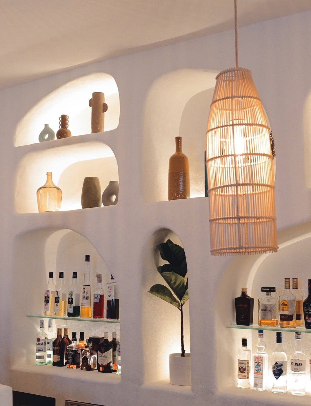 Mesa del restaurante italiano Pastamanía Alcoy